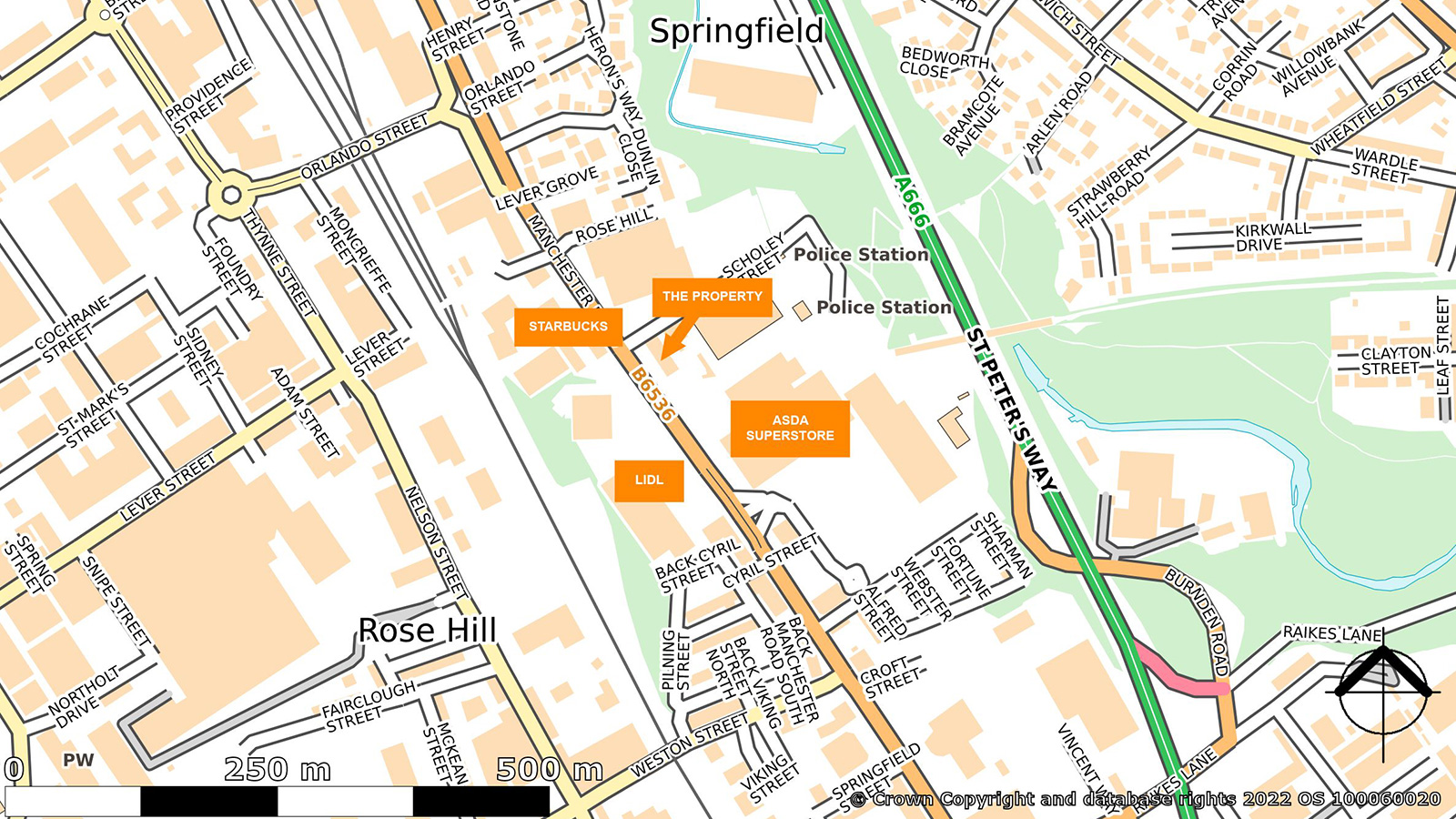 A10896, Bolton   Street Map RZD 