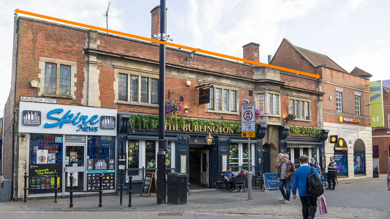 The Burlington<br>29-33 Burlington Street<br>Chesterfield<br>Derbyshire<br>S40 1RS