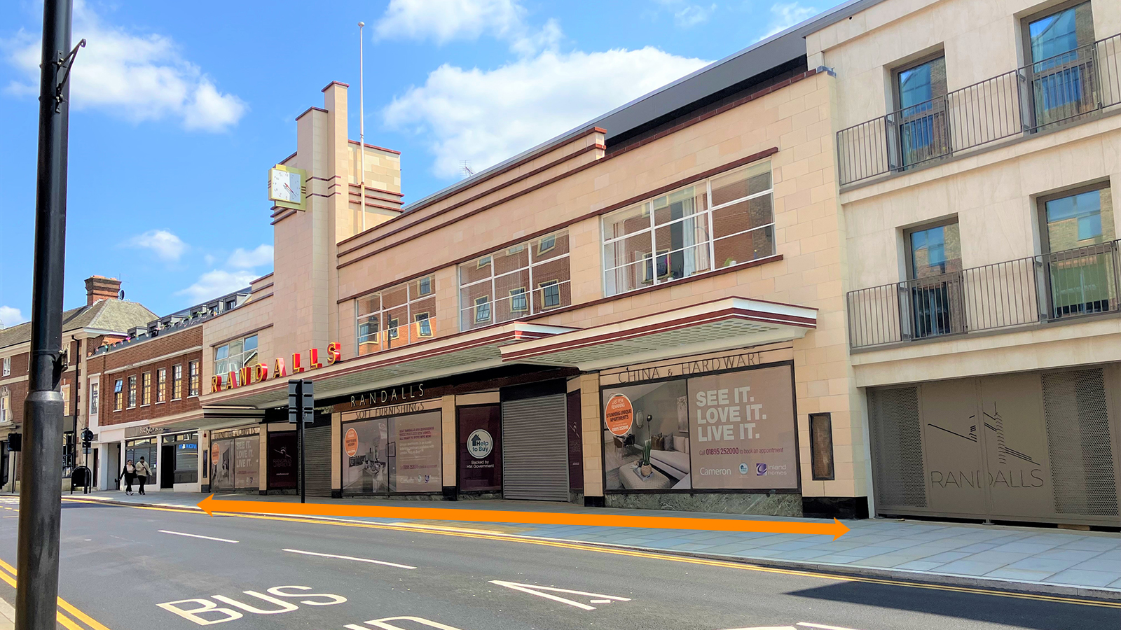 Former Randalls Department Store<br>5-7 Vine Street, Uxbridge<br>London<br>UB8 1QE