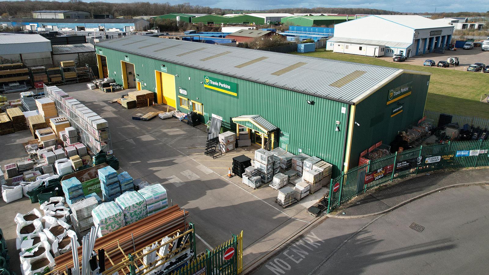 Travis Perkins<br>East Road, Oakside Park Industrial Estate<br>Sleaford<br>Lincolnshire<br>NG34 7EQ